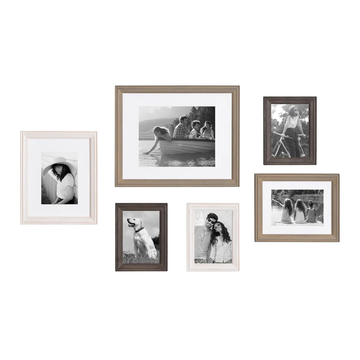 Gallery Wall Frame Set, Multi-Piece Decorative Picture Frames for Photos, Artwork and Home Decor