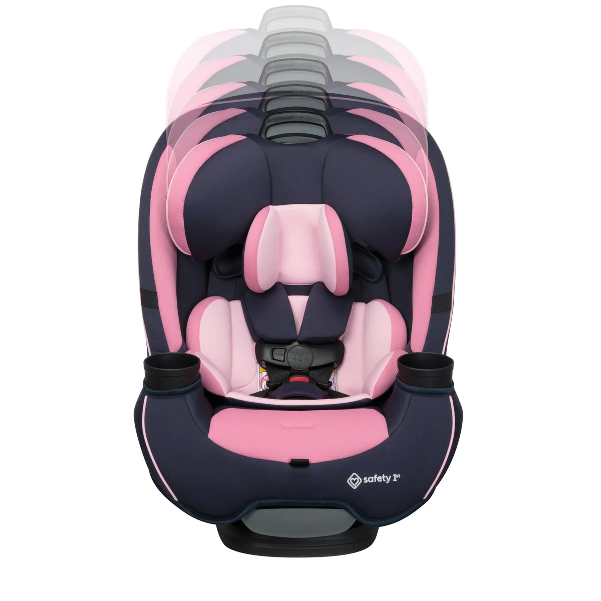 3-in-1 Slim Convertible Car Seat, All-in-One Infant Toddler Booster Seat, Rear & Forward Facing Child Safety Seat