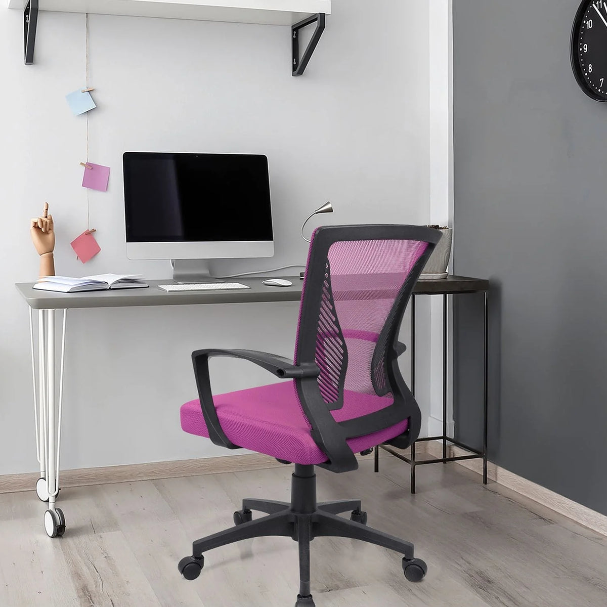 Ergonomic Mesh Office Chair with Lumbar Support, Breathable Computer Desk Chair