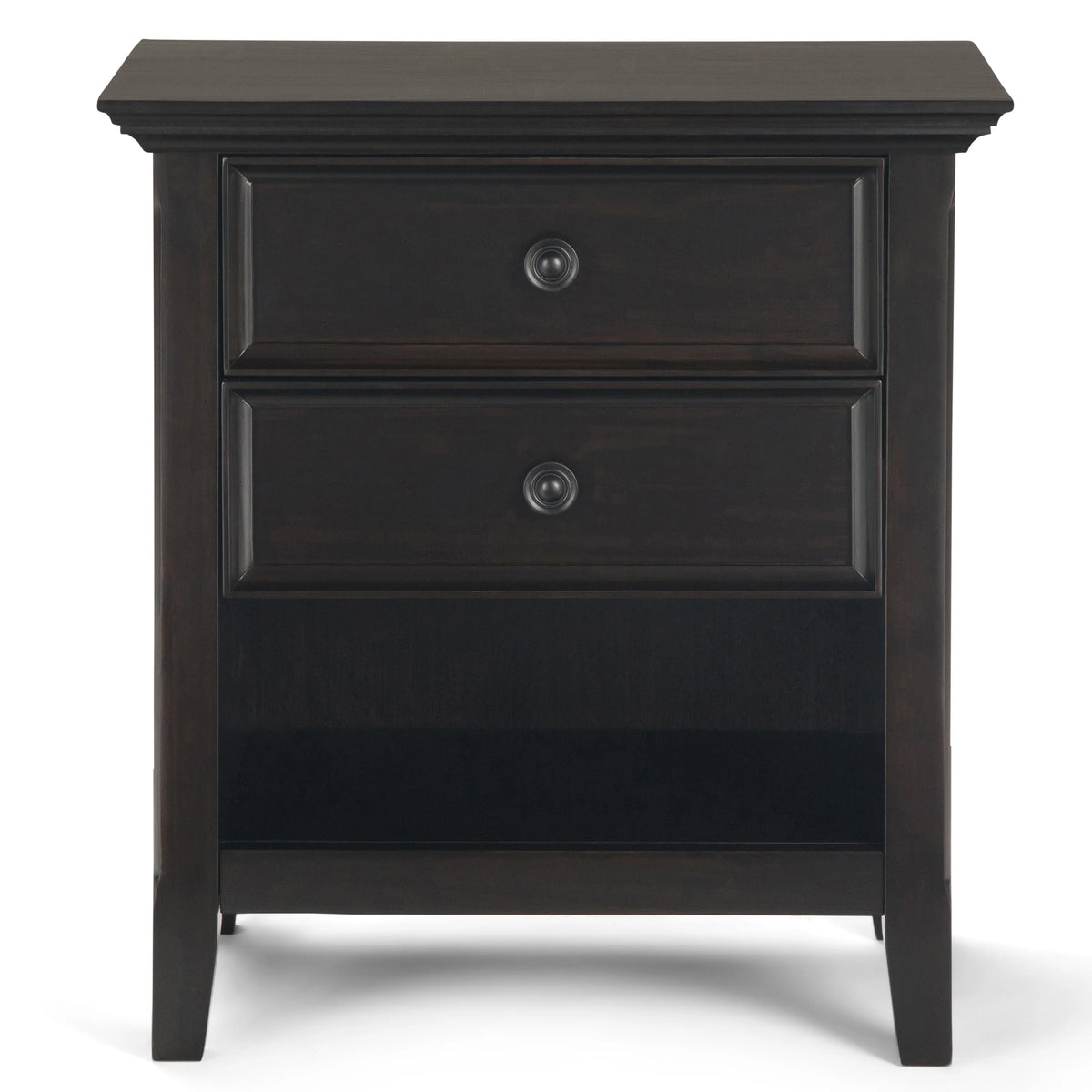 24 Inch Wide Solid Wood Nightstand, Bedside Table and Bedroom End Table