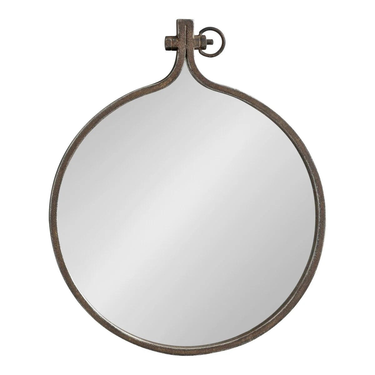 Modern Round Wall Mirror, Decorative Circular Accent Mirror for Living Room, Bedroom and Entryway