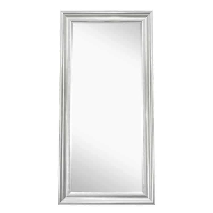 Tall Beaded Full Length Mirror, Oversized Full Body Standing Mirror with Decorative Frame for Bedroom, Dressing Room and Home Decor