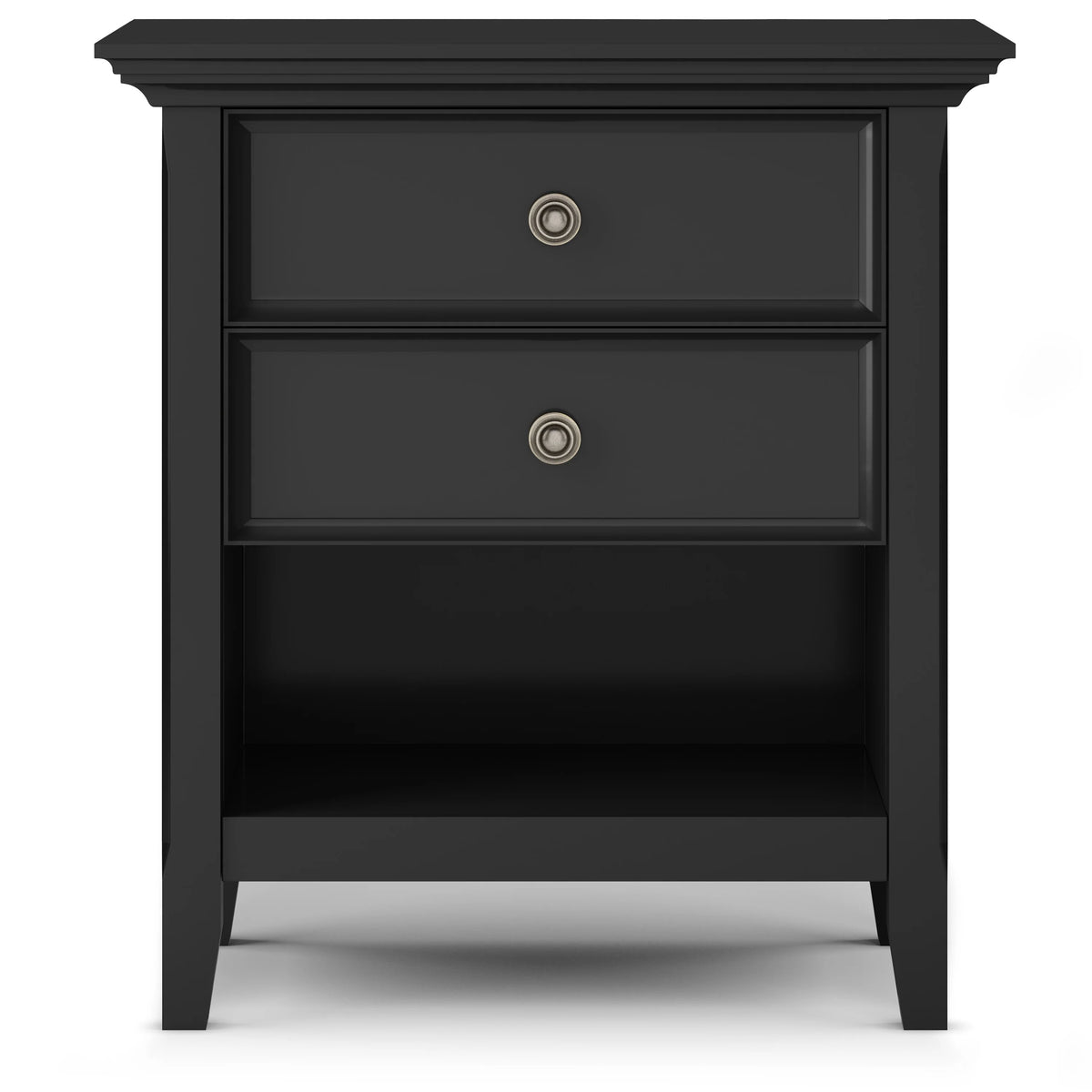 24 Inch Wide Solid Wood Nightstand, Bedside Table and Bedroom End Table