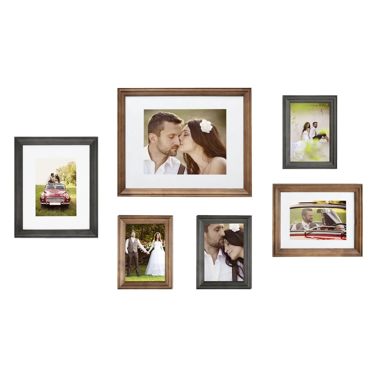 Gallery Wall Frame Set, Multi-Piece Decorative Picture Frames for Photos, Artwork and Home Decor