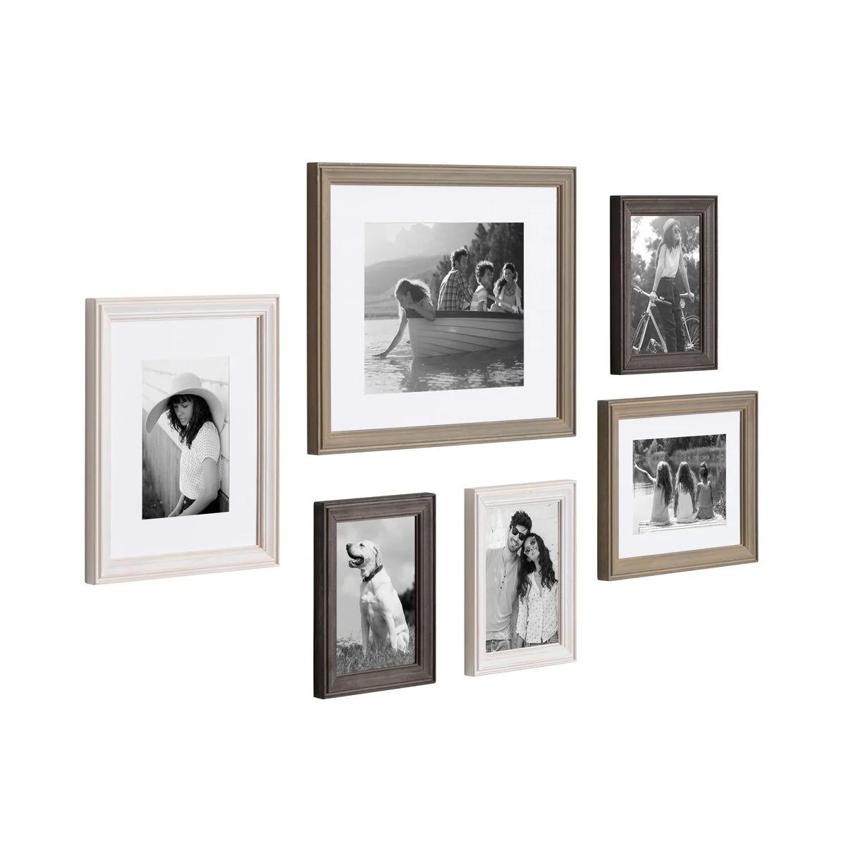 Gallery Wall Frame Set, Multi-Piece Decorative Picture Frames for Photos, Artwork and Home Decor