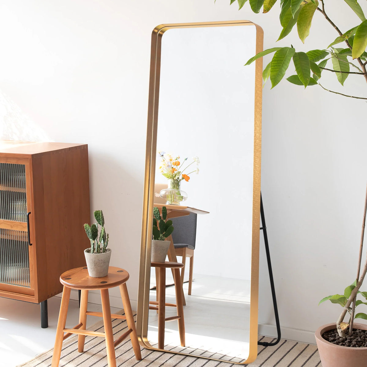 Large Full Length Wall Mounted Mirror, Full Body Dressing Mirror for Bedroom, Entryway and Home Decor