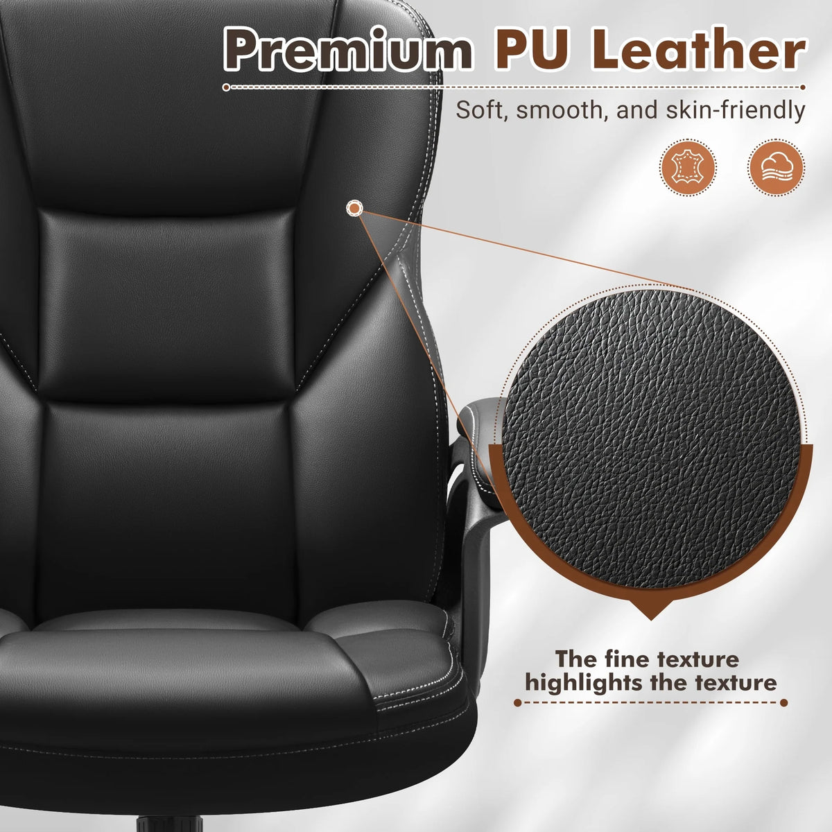 High Back Executive Office Chair, Ergonomic Computer Desk Chair for Home and Office