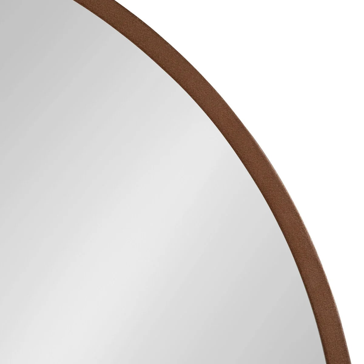 Round Wood Accent Wall Mirror, Modern Decorative Wooden Frame Mirror for Living Room, Bedroom and Entryway