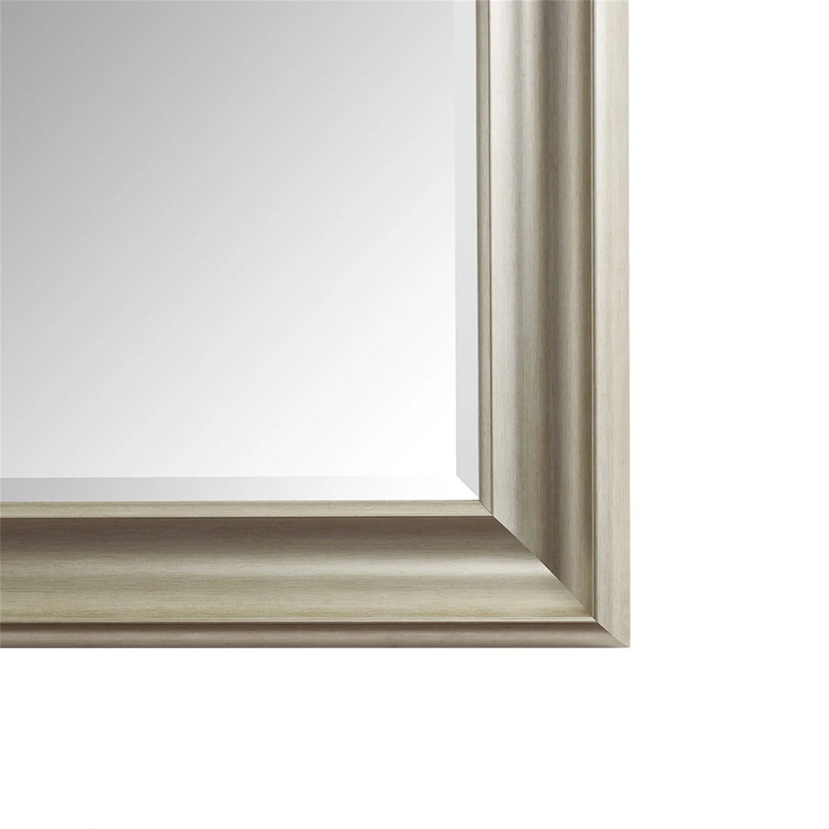 Tall Full Length Mirror, Oversized Rectangle Full Body Wall Mounted Mirror with Smooth Faux Wood Frame
