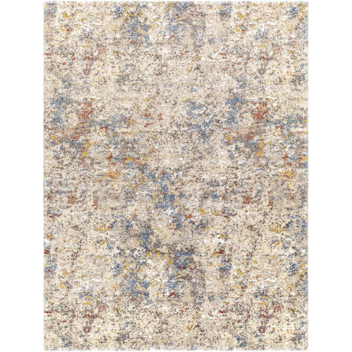 Mid-Century Medallion Area Rug, Modern Decorative Pattern Rug for Living Room, Bedroom and Home Decor