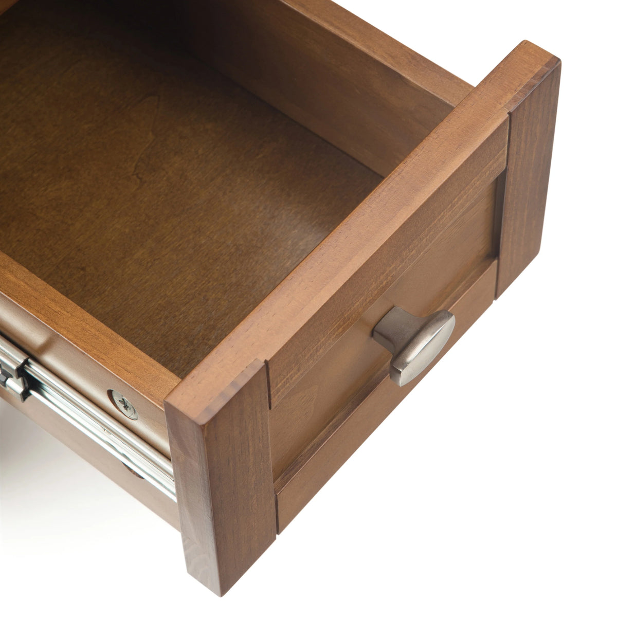 14" Wide Solid Wood Narrow Side Table, Rectangle Transitional Style Accent Table