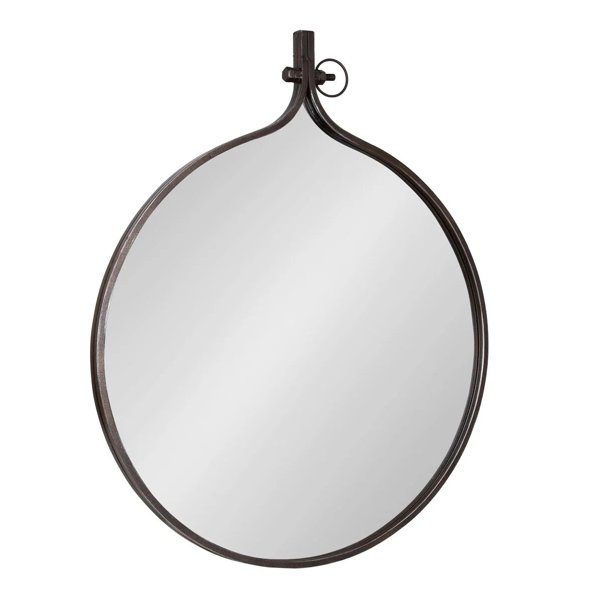 Modern Round Wall Mirror, Decorative Circular Accent Mirror for Living Room, Bedroom and Entryway
