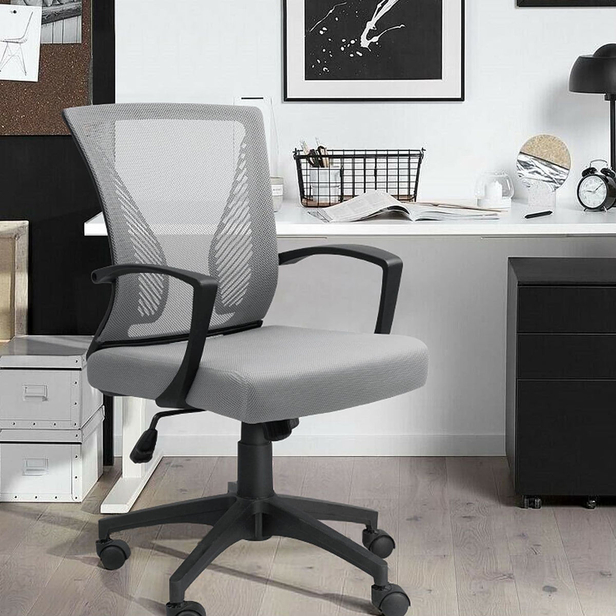 Ergonomic Mesh Office Chair with Lumbar Support, Breathable Computer Desk Chair