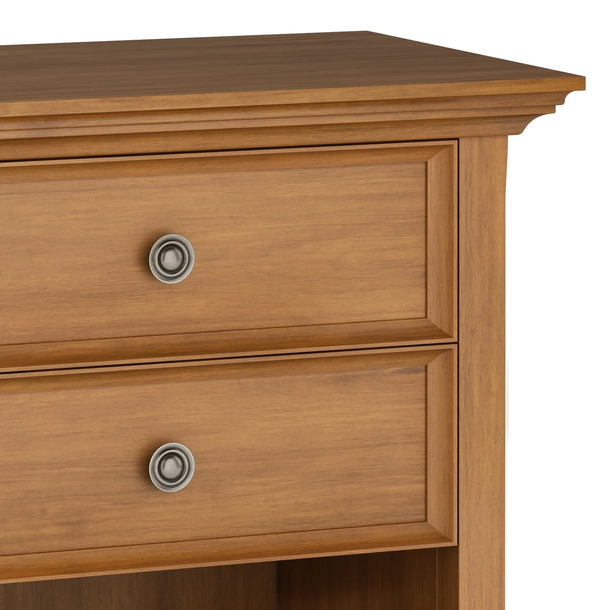 24 Inch Wide Solid Wood Nightstand, Bedside Table and Bedroom End Table