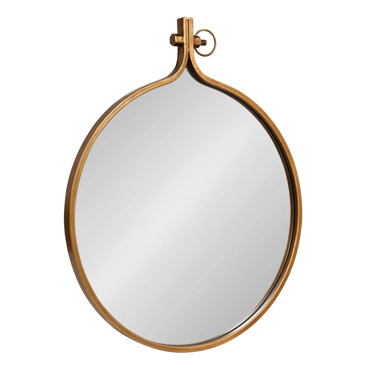 Modern Round Wall Mirror, Decorative Circular Accent Mirror for Living Room, Bedroom and Entryway