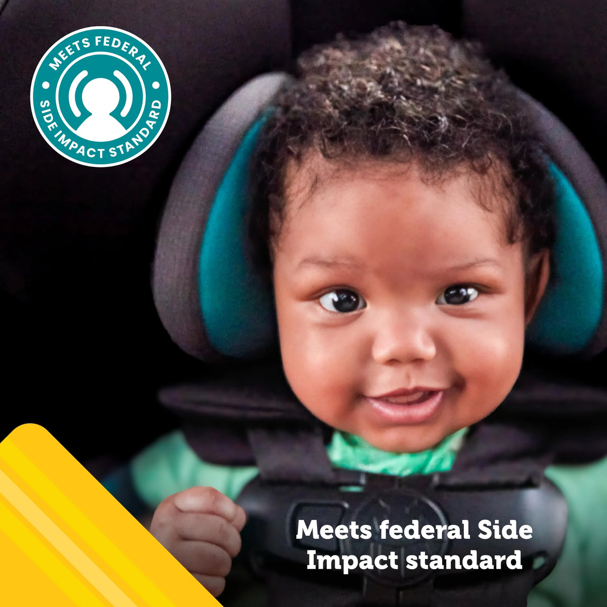 3-in-1 Slim Convertible Car Seat, All-in-One Infant Toddler Booster Seat, Rear & Forward Facing Child Safety Seat