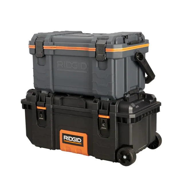 27Qt Cold Box �� High-Impact Resin Cooler with Carry Handle