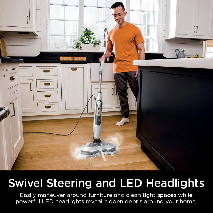 All-in-One Hard Floor Steam Mop, Multi-Surface Steam Cleaner with Powerful Steam Blaster for Tile, Wood & Home Cleaning