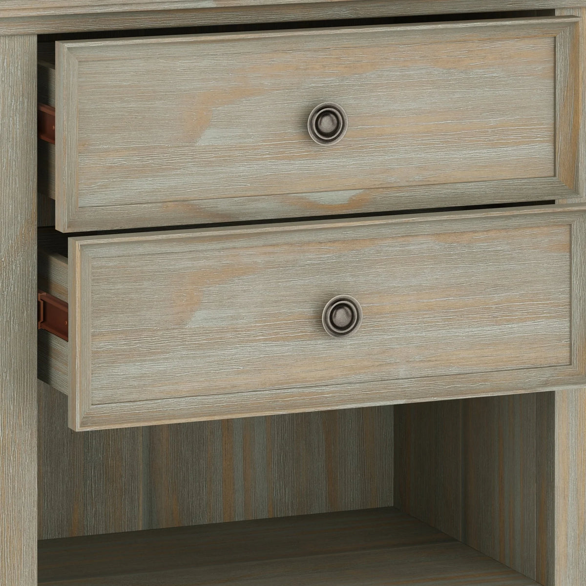 24 Inch Wide Solid Wood Nightstand, Bedside Table and Bedroom End Table