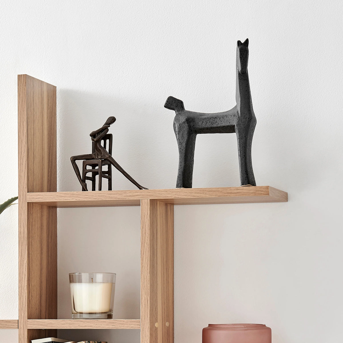 Cantilever Floating Wall Shelf, Modern Decorative Display Shelf for Living Room, Bedroom and Home Storage
