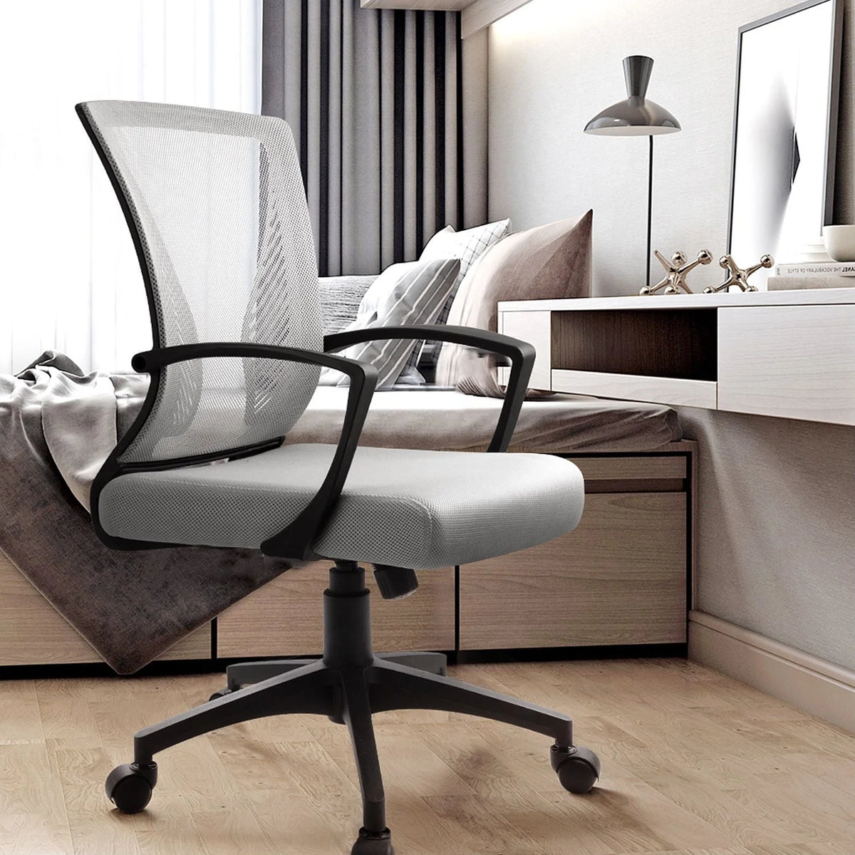 Ergonomic Mesh Office Chair with Lumbar Support, Breathable Computer Desk Chair