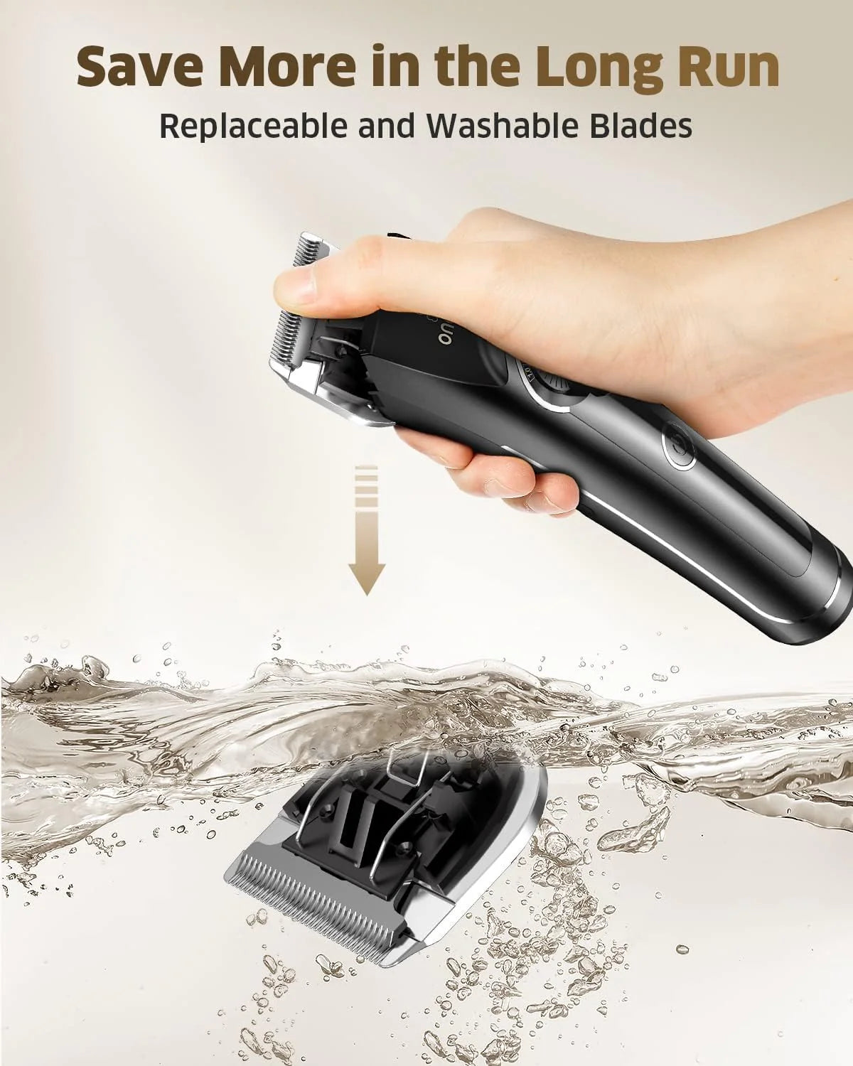 Dog Clippers for Grooming Doodles and Poodles, Professional Pet Hair Trimmer for Thick Curly Hair