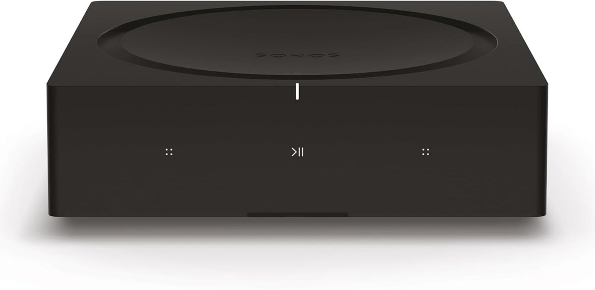Versatile Black Audio Amplifier for All Entertainment