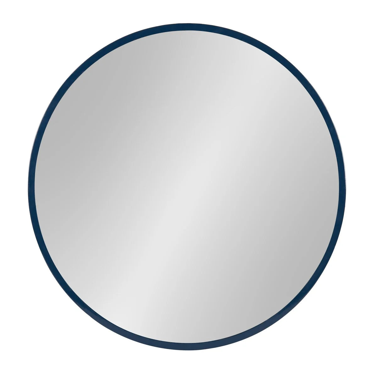 Round Wood Accent Wall Mirror, Modern Decorative Wooden Frame Mirror for Living Room, Bedroom and Entryway