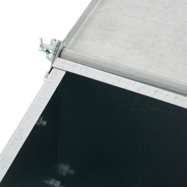 3.7 Bushel 2-Door Hog Feeder �� Galvanized Steel Supplement Feeder for 8 Hogs