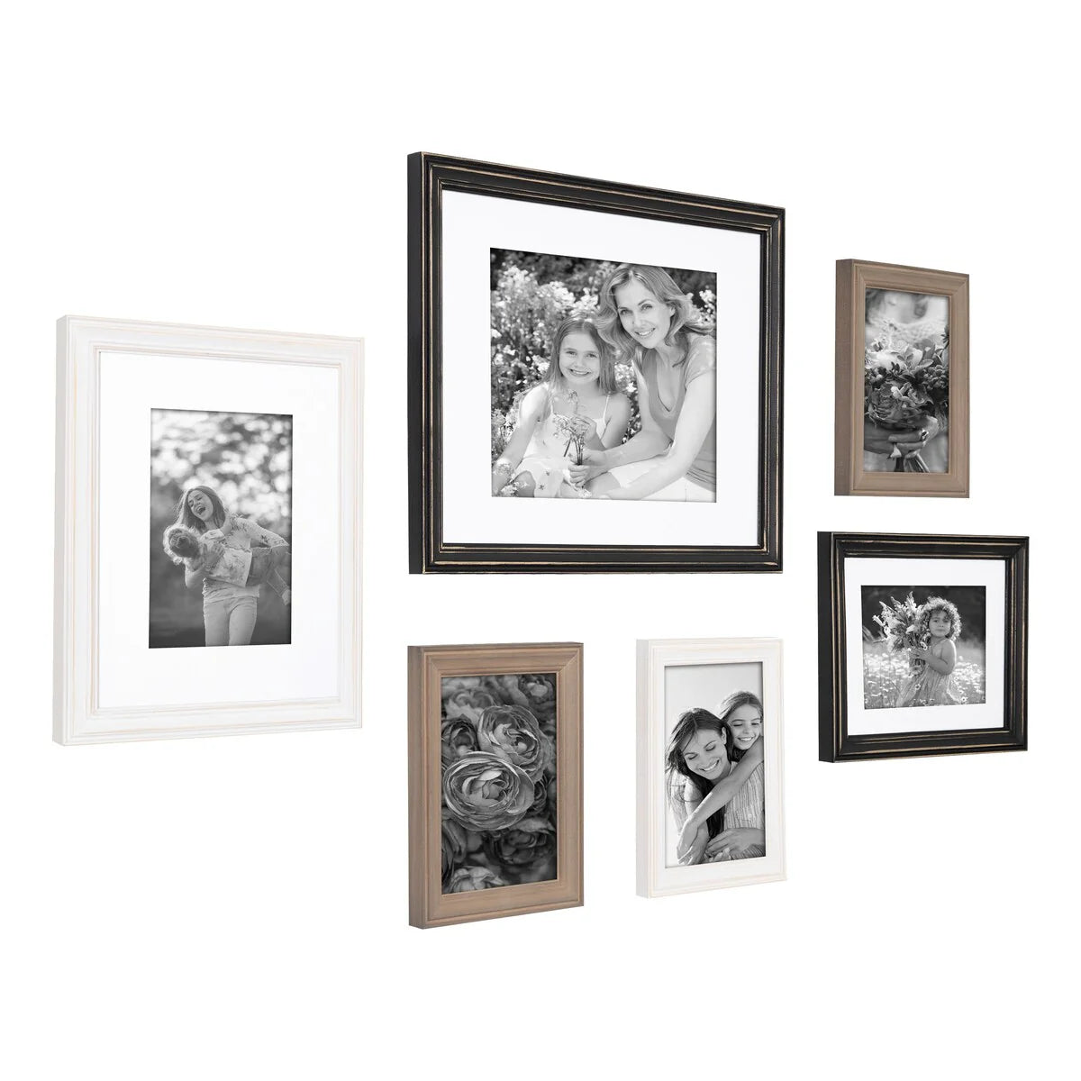 Gallery Wall Frame Set, Multi-Piece Decorative Picture Frames for Photos, Artwork and Home Decor
