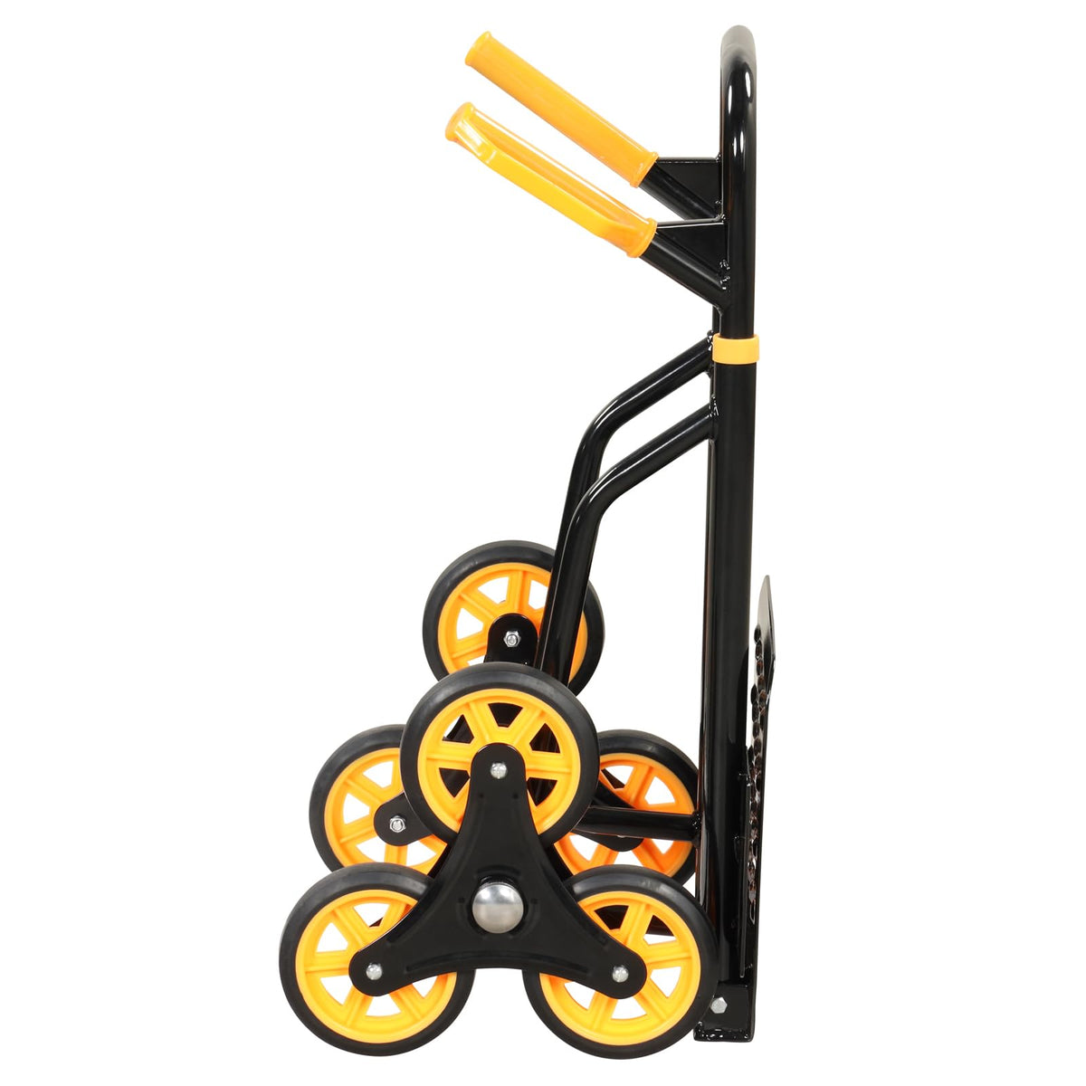 Stair Climber Hand Truck �� Heavy-Duty Folding Dolly with Stair Glide Wheels