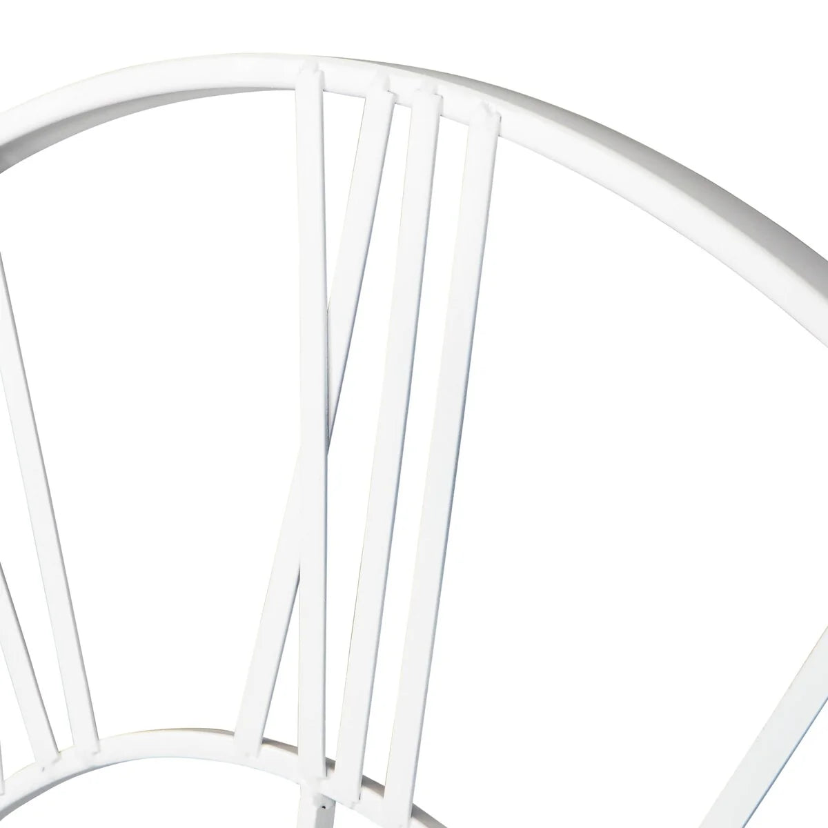 Modern Round Metal Wall Clock, Decorative Circular Hanging Clock for Living Room, Bedroom and Office