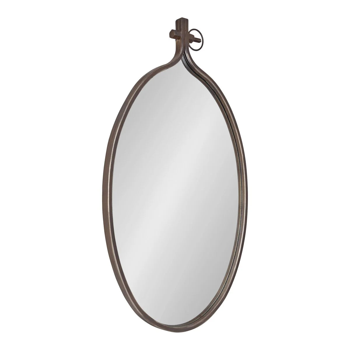 Modern Round Wall Mirror, Decorative Circular Accent Mirror for Living Room, Bedroom and Entryway