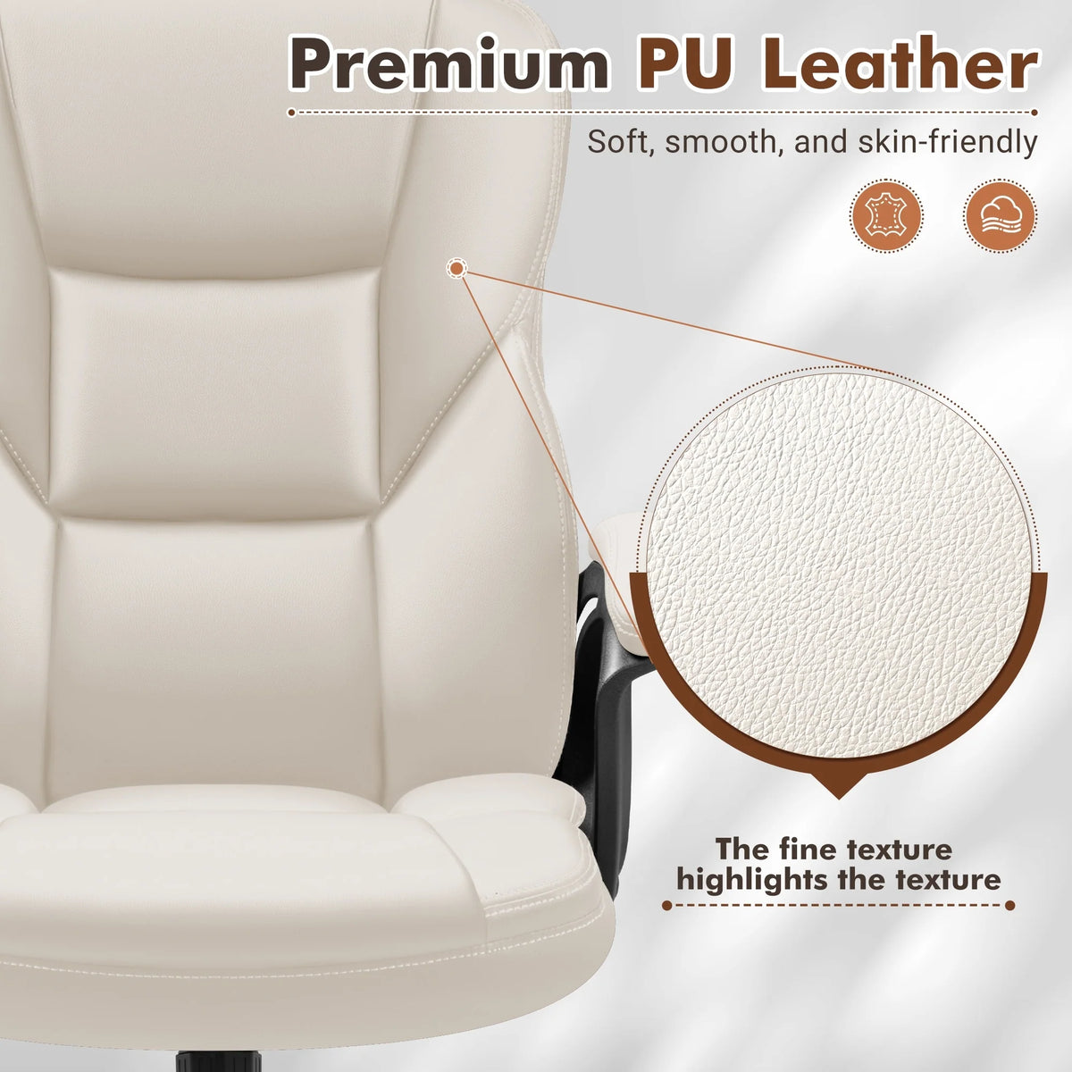 High Back Executive Office Chair, Ergonomic Computer Desk Chair for Home and Office