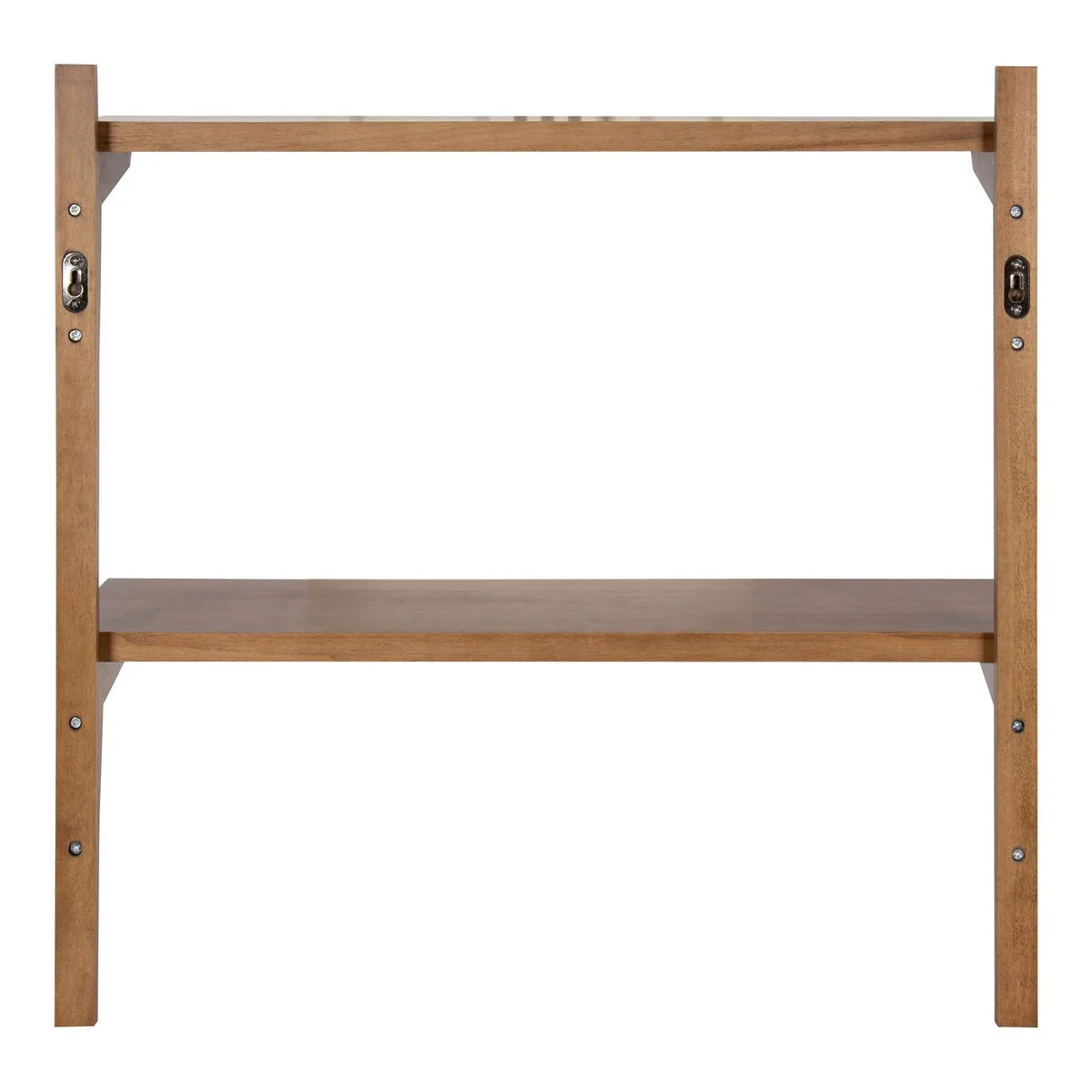 Mid-Century Wall Shelves, 24x8x24 Inch Decorative Wall Mounted Storage and Display Shelving for Home Decor