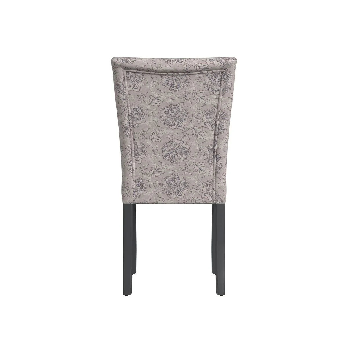 Set of 2 Upholstered Medallion Dining Chairs, Comfortable Parsons Style Chairs for Kitchen and Dining Room