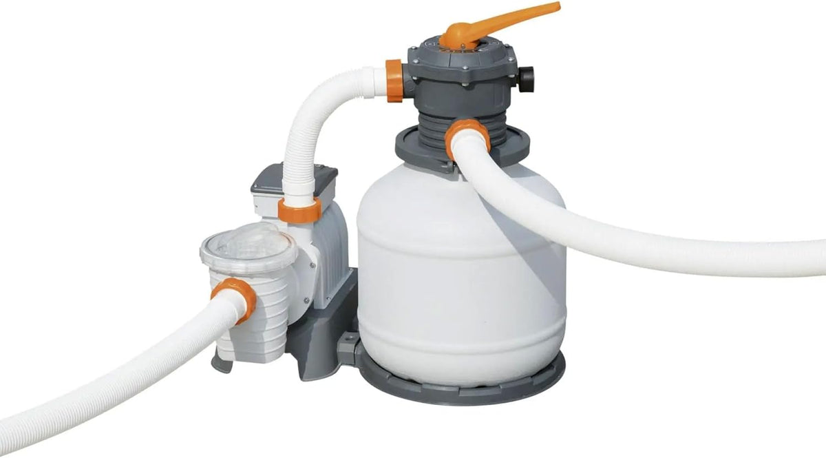 2,200 GPH Sand Filter Pump for Above Ground Pools, High Flow Swimming Pool Filtration System
