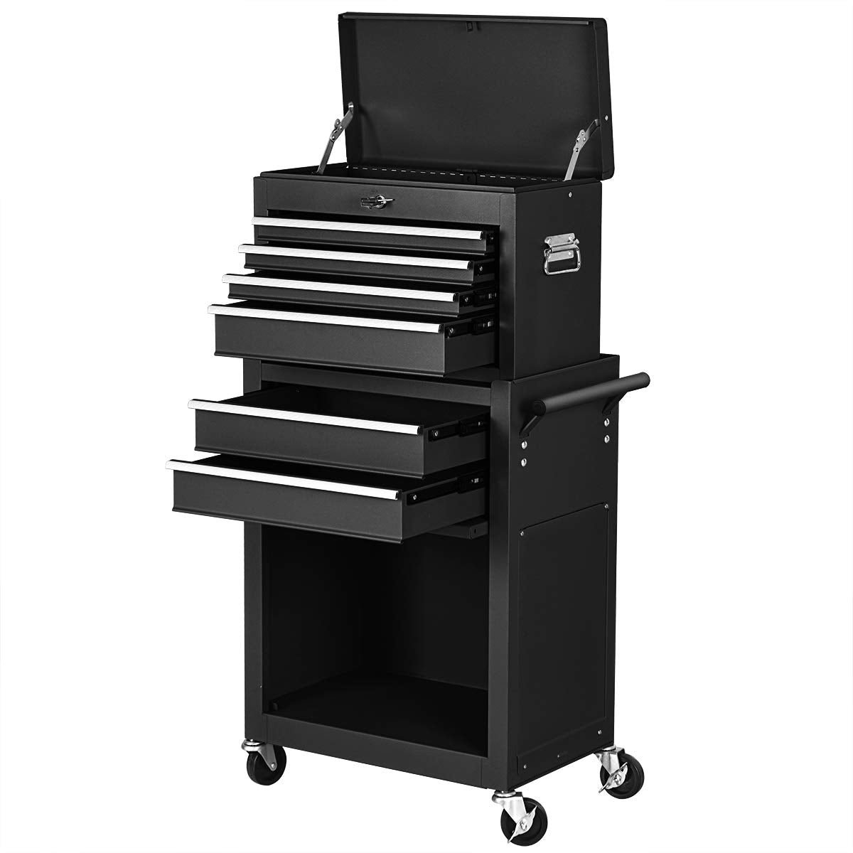 2-Piece 6-Drawer Rolling Tool Chest �� Toolbox Set of 2