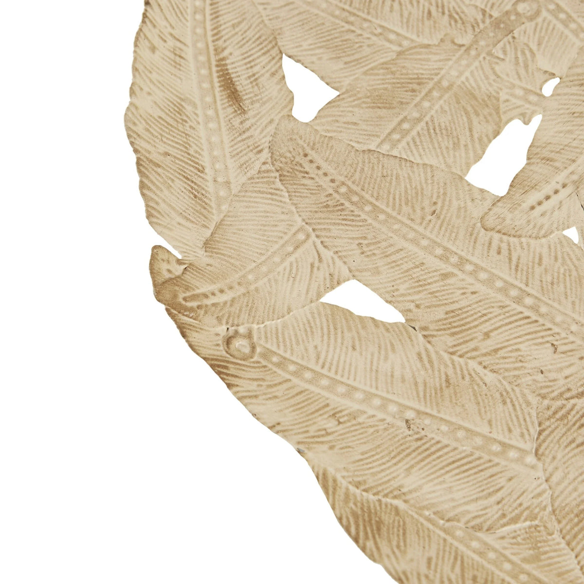 Textured Feather 3-Piece Metal Disc Wall Decor Set, Decorative Wall Art for Home