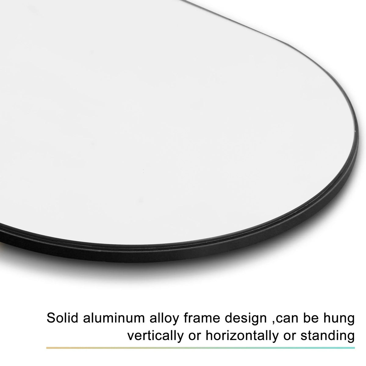 Arched Full Length Floor Mirror, Large Full Body Standing and Wall Mounted Mirror for Bedroom, Living Room and Home Decor