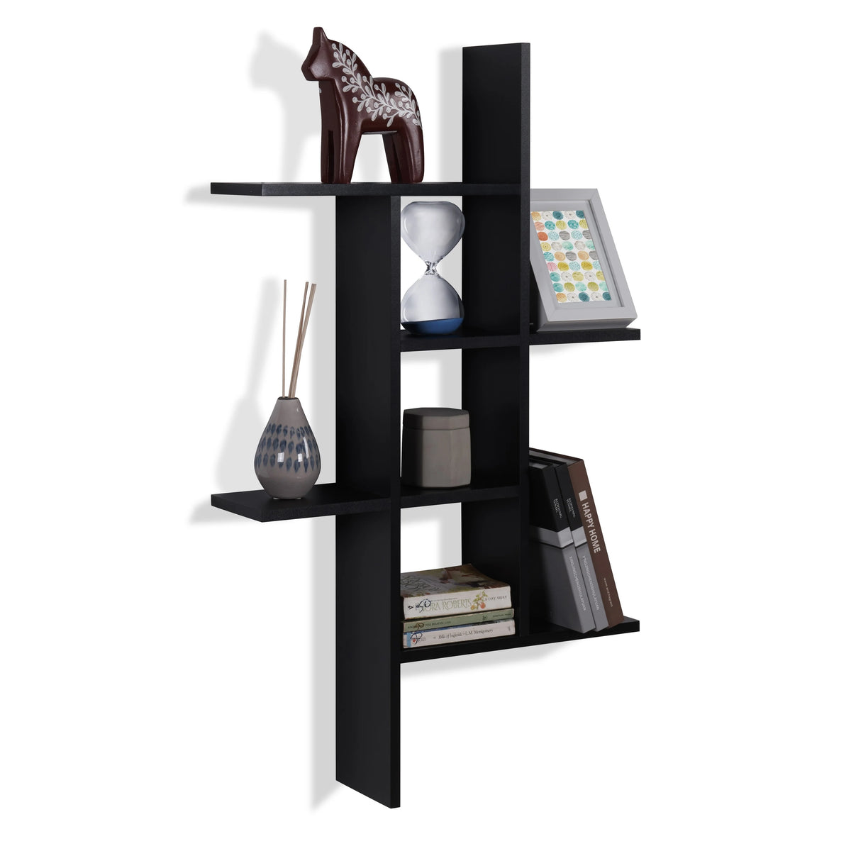 Cantilever Floating Wall Shelf, Modern Decorative Display Shelf for Living Room, Bedroom and Home Storage