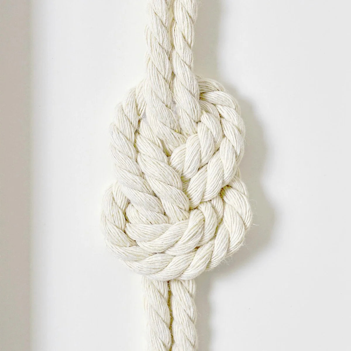 3-Piece Framed Nautical Knots Wall Decor Set, Natural Finish Coastal Wall Art