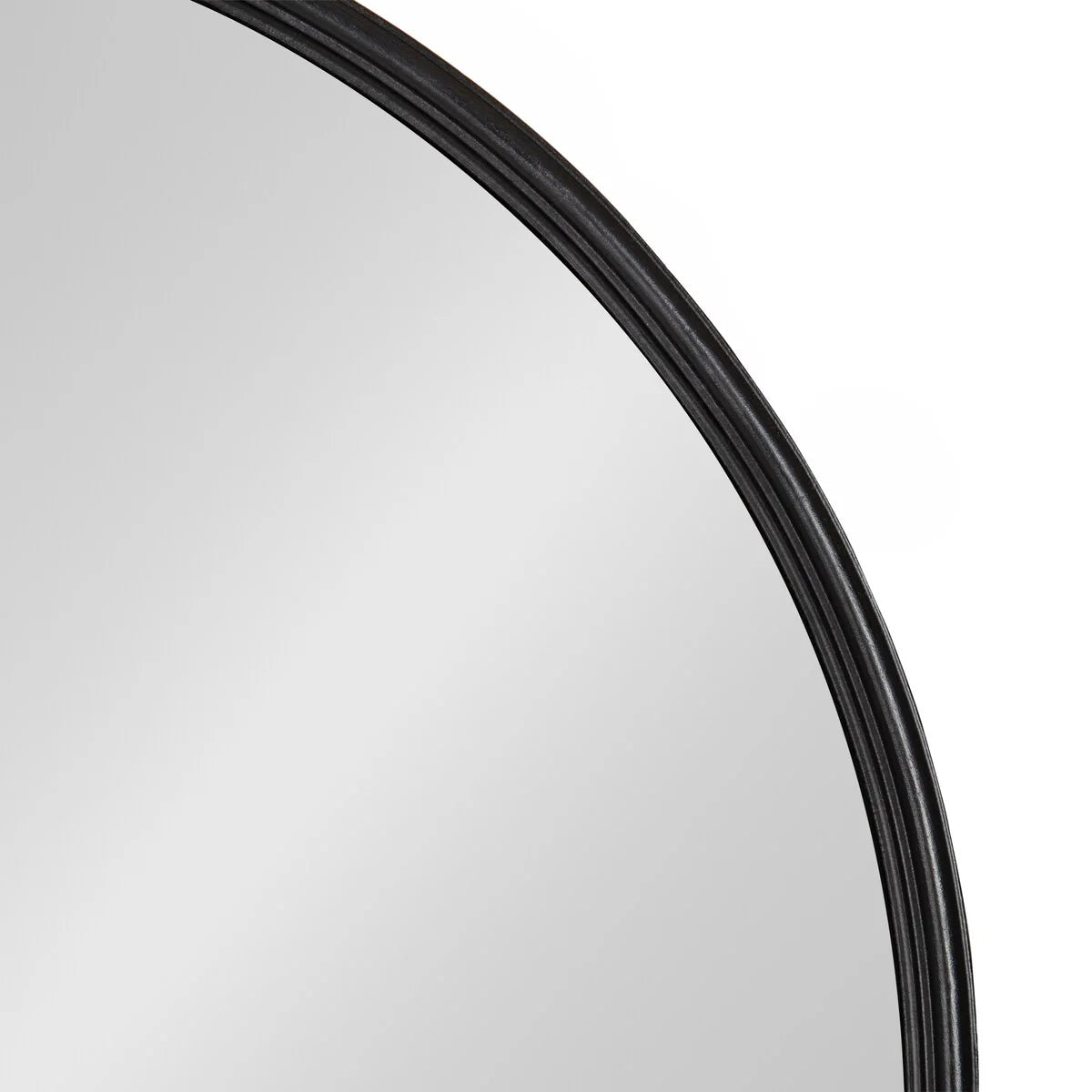 Modern Capsule Framed Wall Mirror, Decorative Oval Accent Mirror for Living Room, Bedroom and Entryway