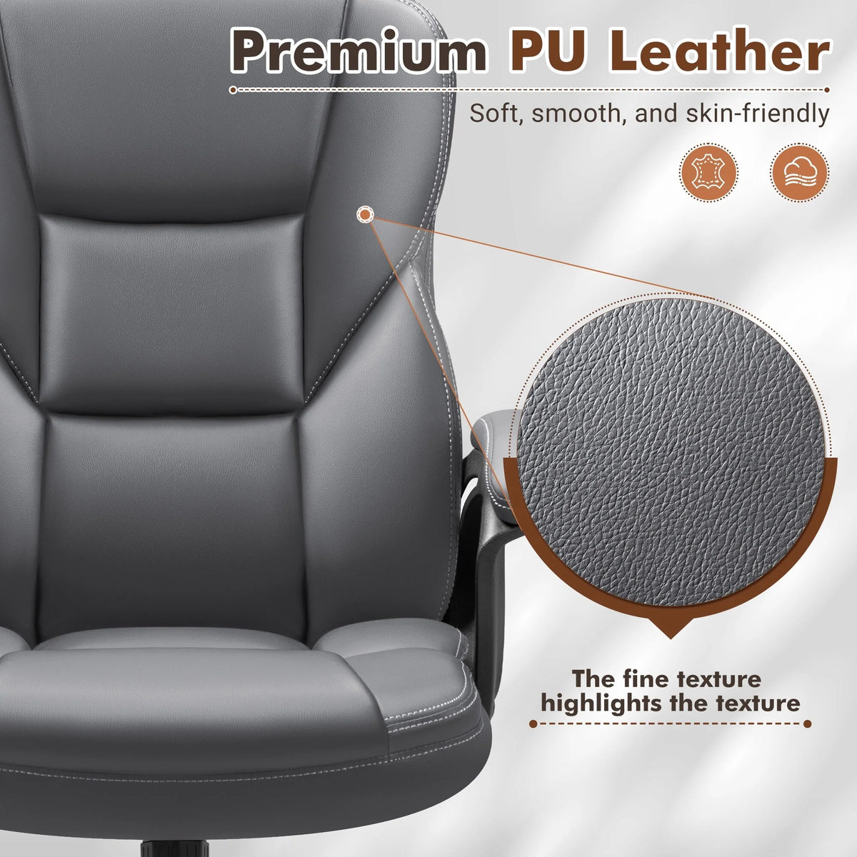 High Back Executive Office Chair, Ergonomic Computer Desk Chair for Home and Office