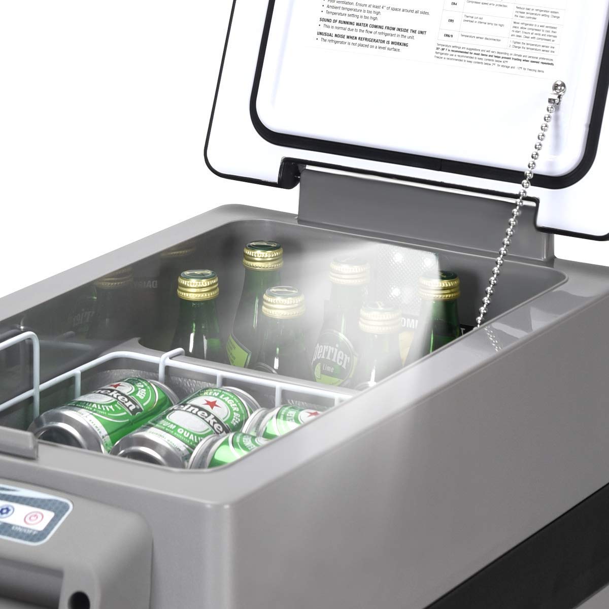 44 Quart Portable Refrigerator �� Compact Car Fridge/Freezer for Vehicle