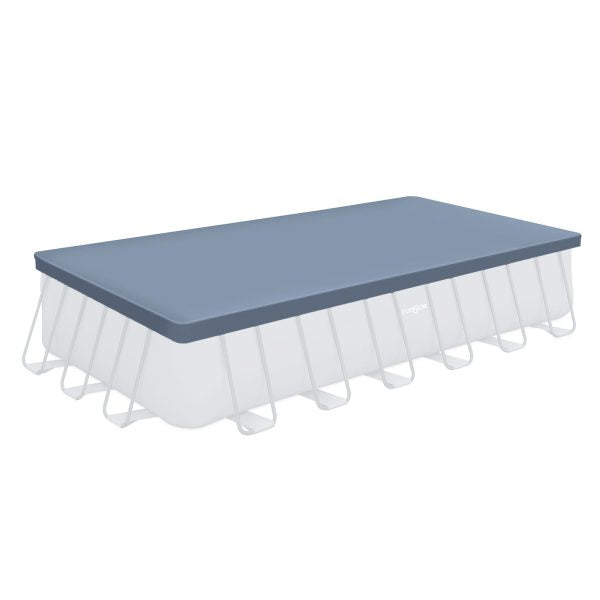 24" Durable Rectangular Pool Cover �� Gray, for Oasis & Activity Pools