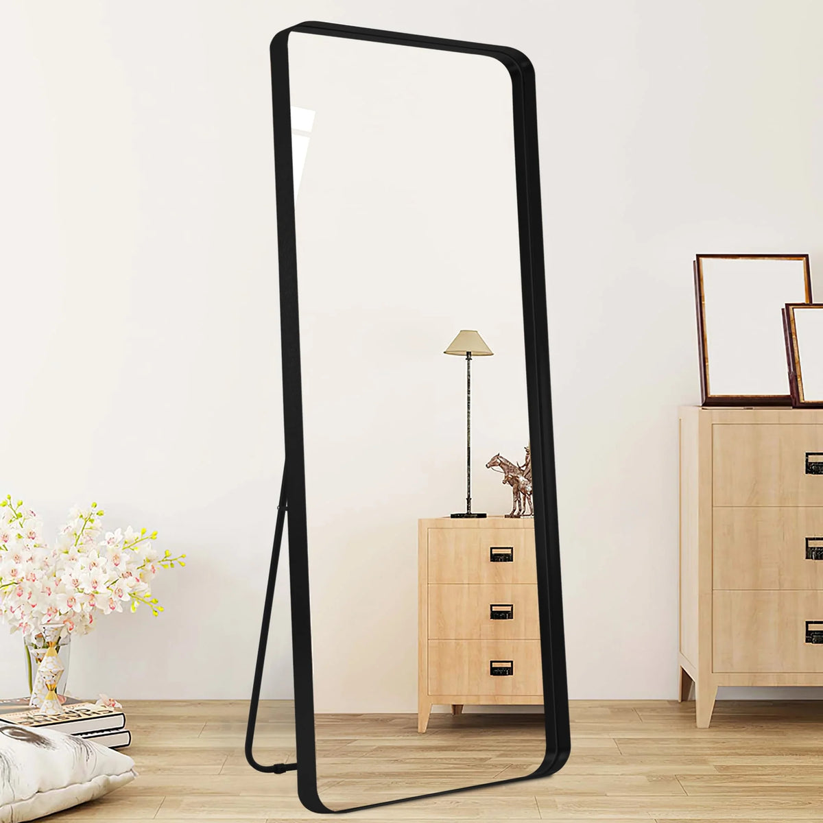 Large Full Length Wall Mounted Mirror, Full Body Dressing Mirror for Bedroom, Entryway and Home Decor
