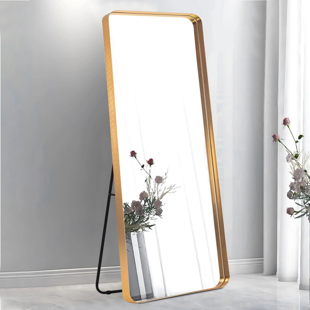 Large Full Length Wall Mounted Mirror, Full Body Dressing Mirror for Bedroom, Entryway and Home Decor