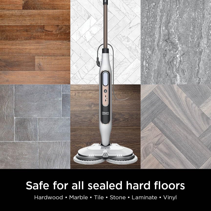 All-in-One Hard Floor Steam Mop, Multi-Surface Steam Cleaner with Powerful Steam Blaster for Tile, Wood & Home Cleaning