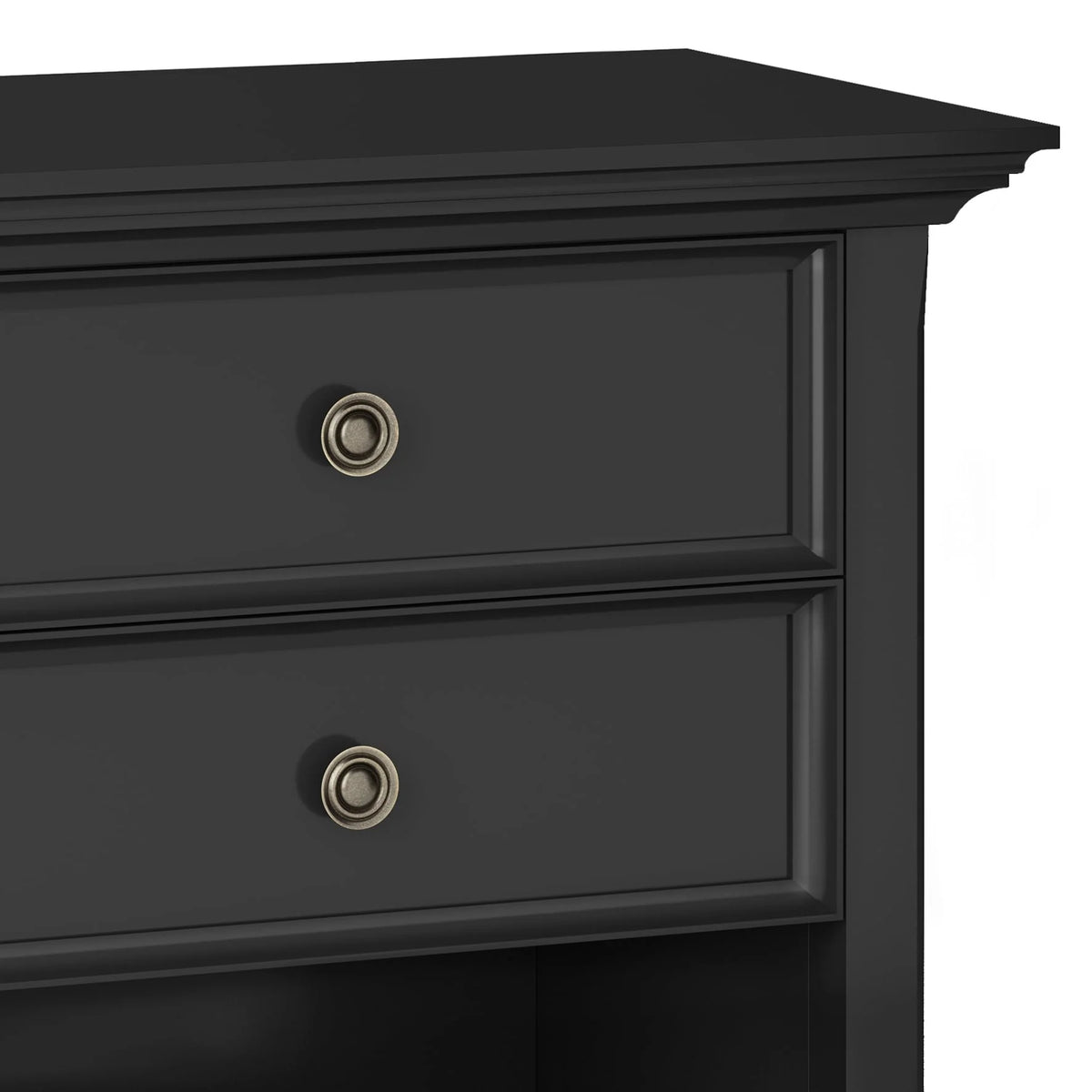 24 Inch Wide Solid Wood Nightstand, Bedside Table and Bedroom End Table